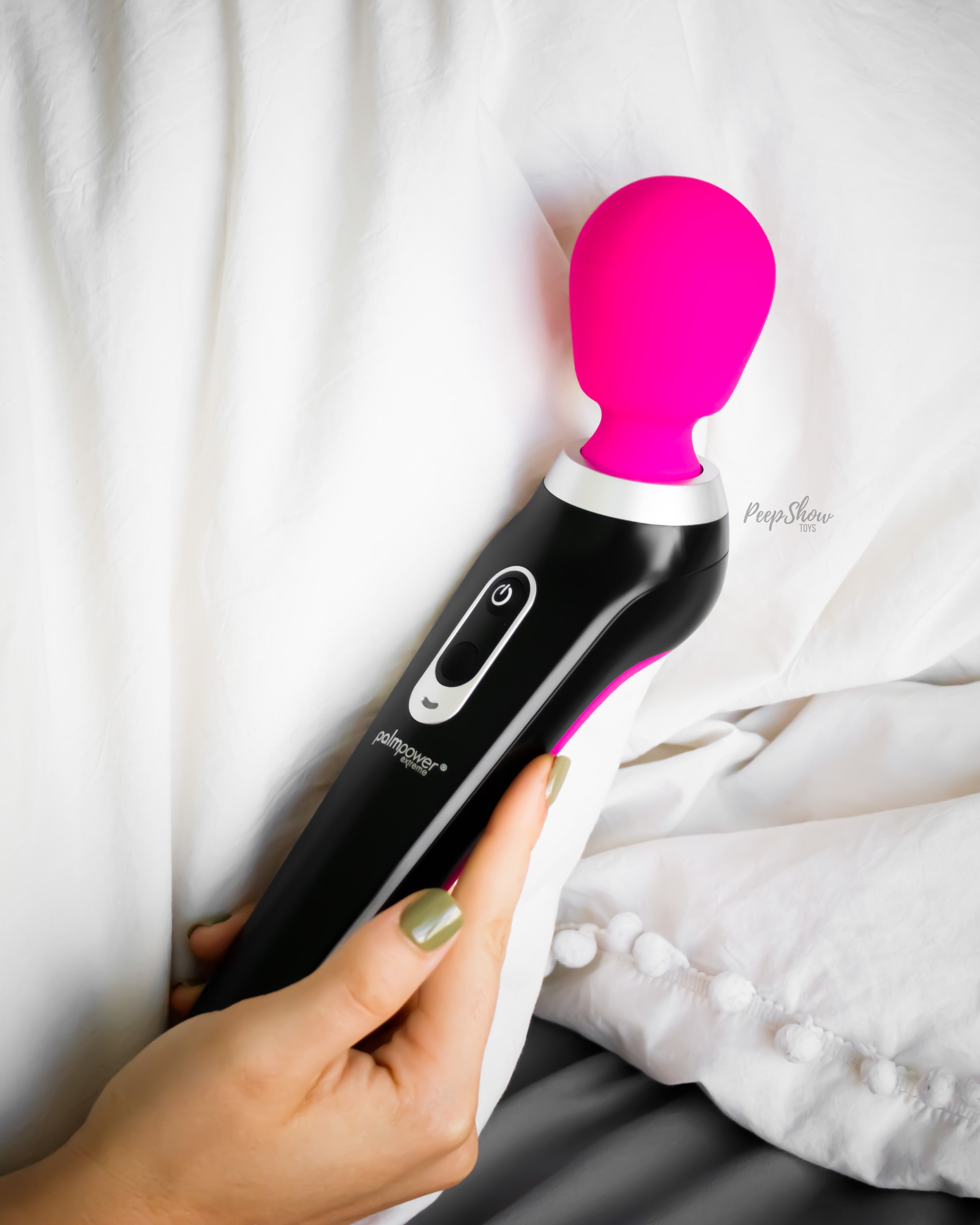 BMS PalmPower Extreme Ultra-Powerful Rechargeable Wand Vibrator | Hamilton  Park Electronics