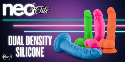 Blush Neo Elite Dual Density Silicone Dildos