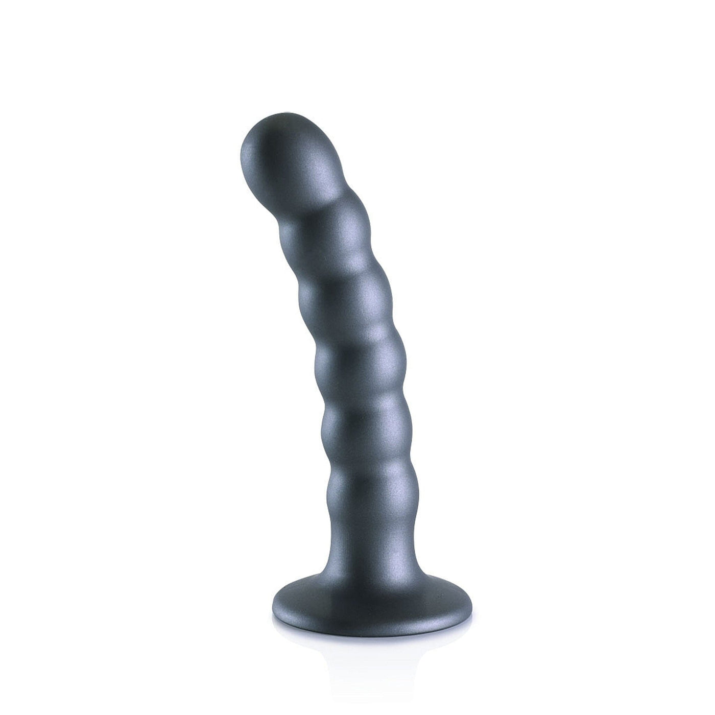 5-Inch Beaded Silicone Dildo - Slim