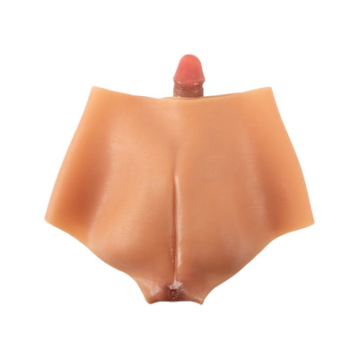 Realistic Penis Pants with Posable Silicone Dildo