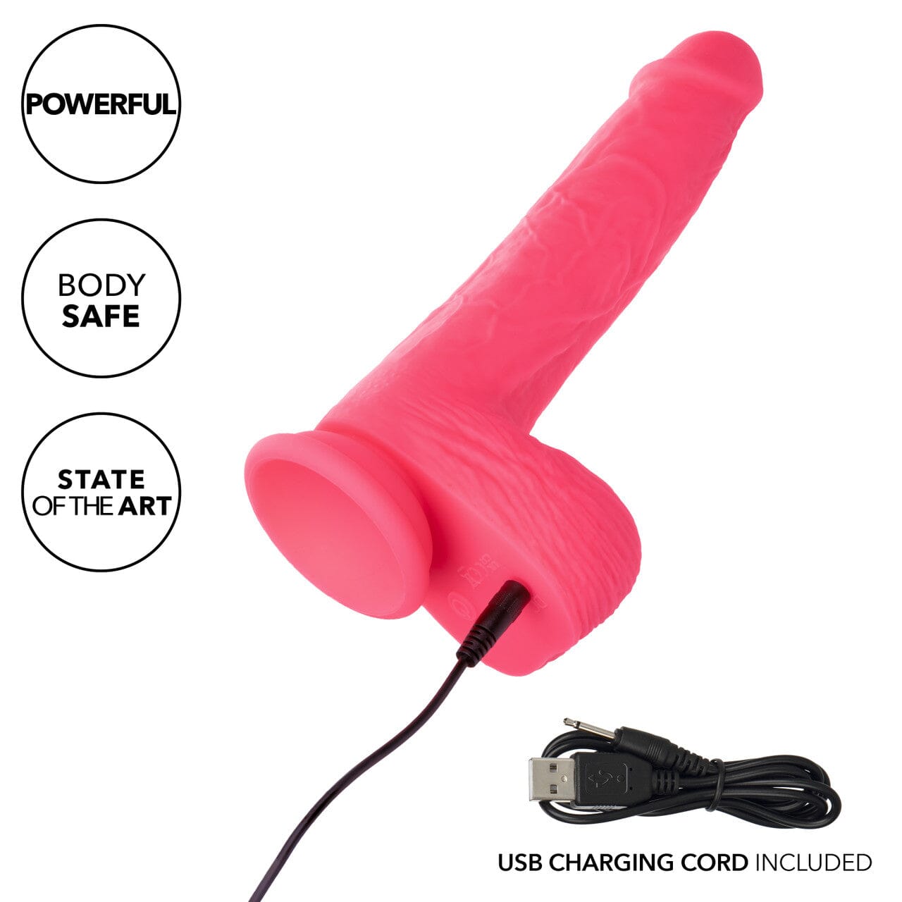 Rumbling & Thrusting Silicone Stud - Screwing + vibrating dildo - Hamilton Park Electronics