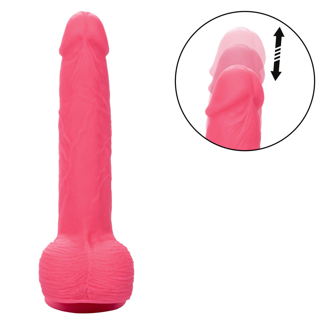 Rumbling & Thrusting Silicone Stud - Screwing + vibrating dildo - Hamilton Park Electronics