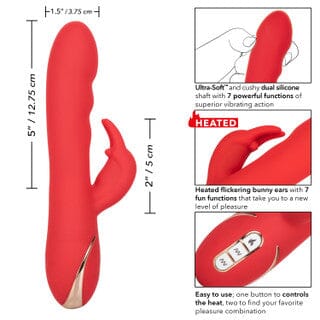 Jack Rabbit Signature Heated Silicone Ultra-Soft™ Rabbit - Hamilton Park Electronics