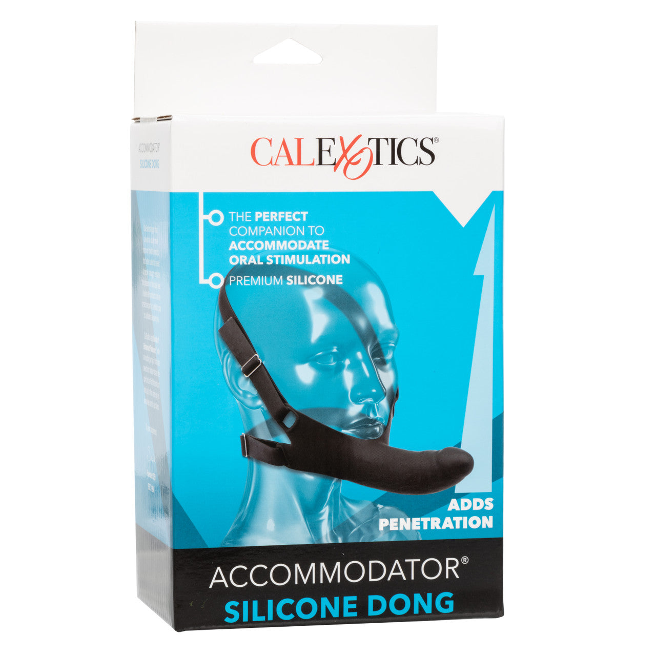 Accommodator Silicone Dong - Face Srap-On Dildo Harness