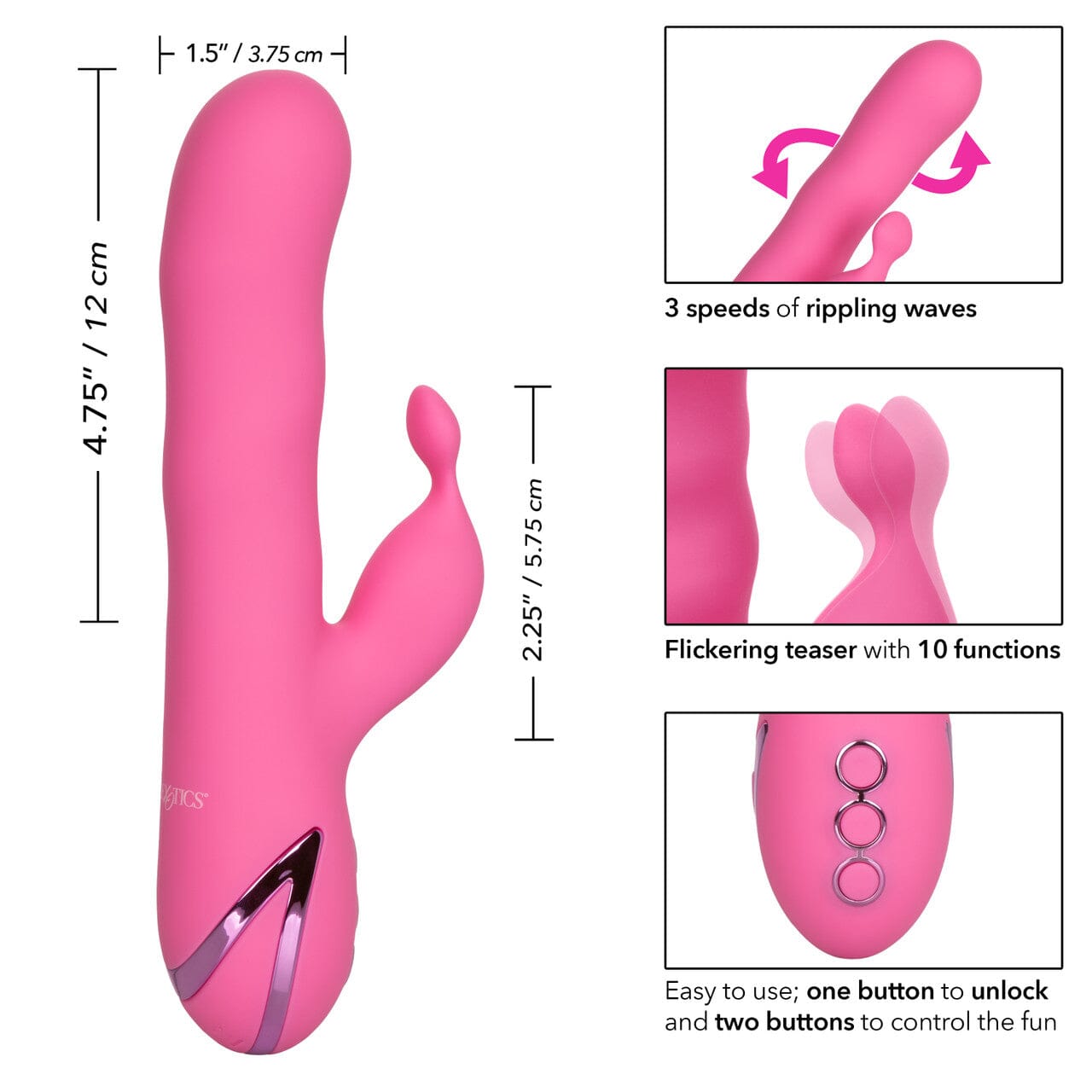 California Dreaming Santa Barbara Surfer - Wave-Motion Rabbit Vibrator