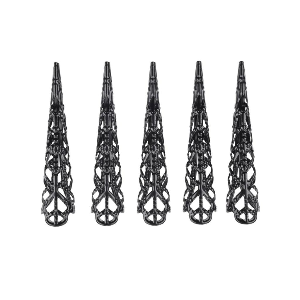 Black Sensory Fingertips - 2 Metal Claws