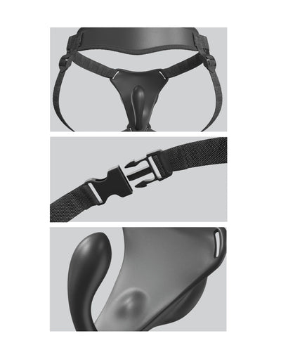 Body Dock G-Spot Pro vibrating vagina plug strap-on harness - Hamilton Park Electronics