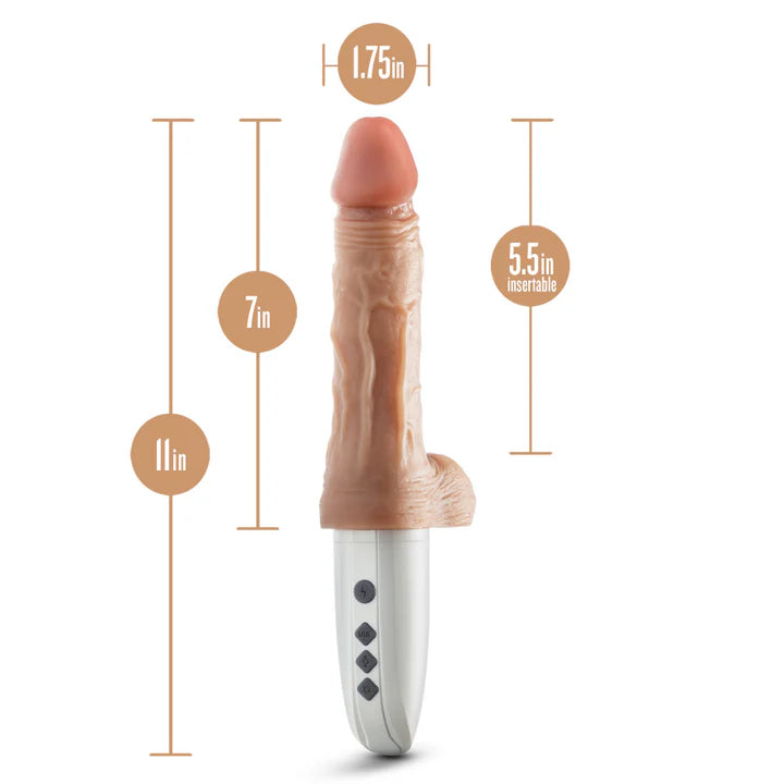 Dr. Hammer Silicone Thrusting Dildo