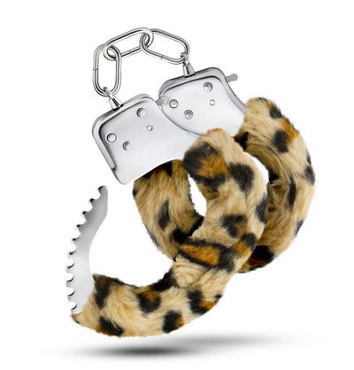 Soft Padded Bondage Sex Handcuffs - Leopard