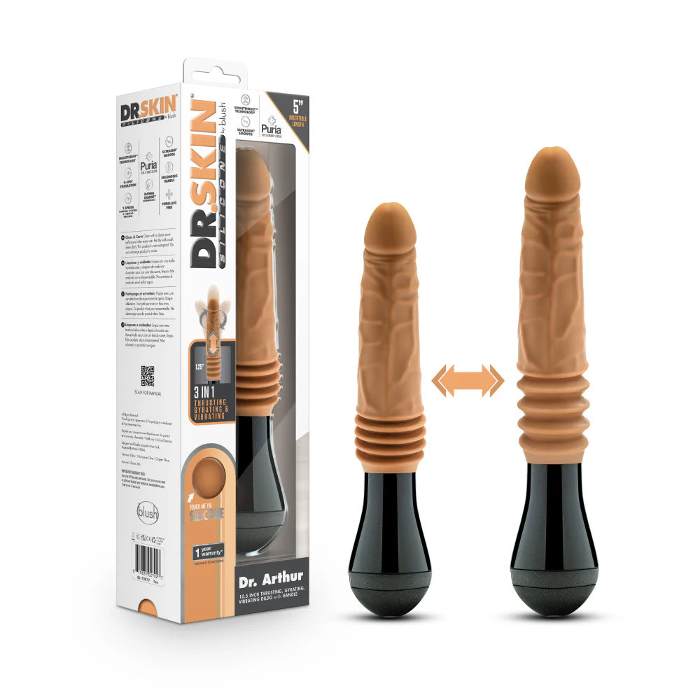 Dr. Arthur Silicone Thrusting Dildo