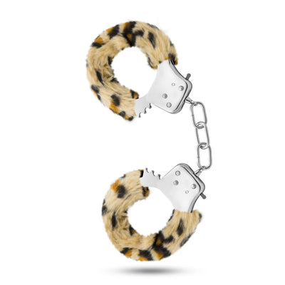 Soft Padded Bondage Sex Handcuffs - Leopard