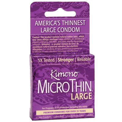 Kimono MicroThin Large Ultra Thin Condoms - Hamilton Park Electronics