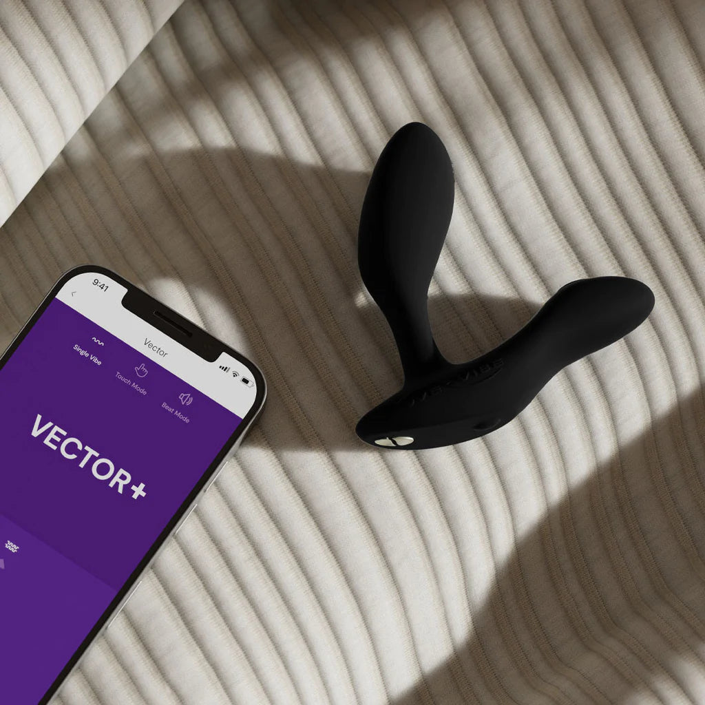 We-Vibe Vector Plus - Adjustable Prostate Vibrator with Custom Control